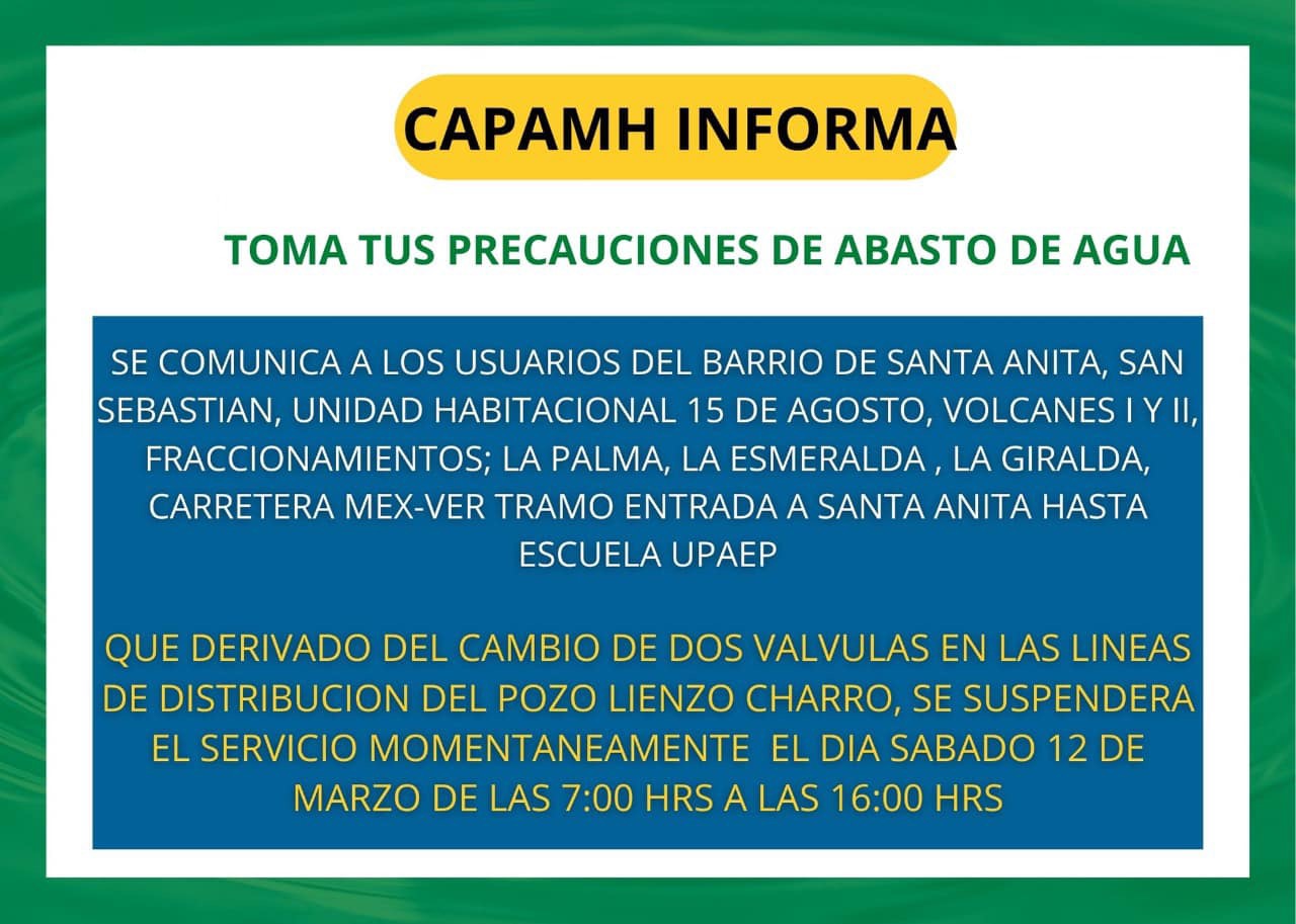 Realizará Capamh maniobras de mantenimiento en el pozo del lienzo charro